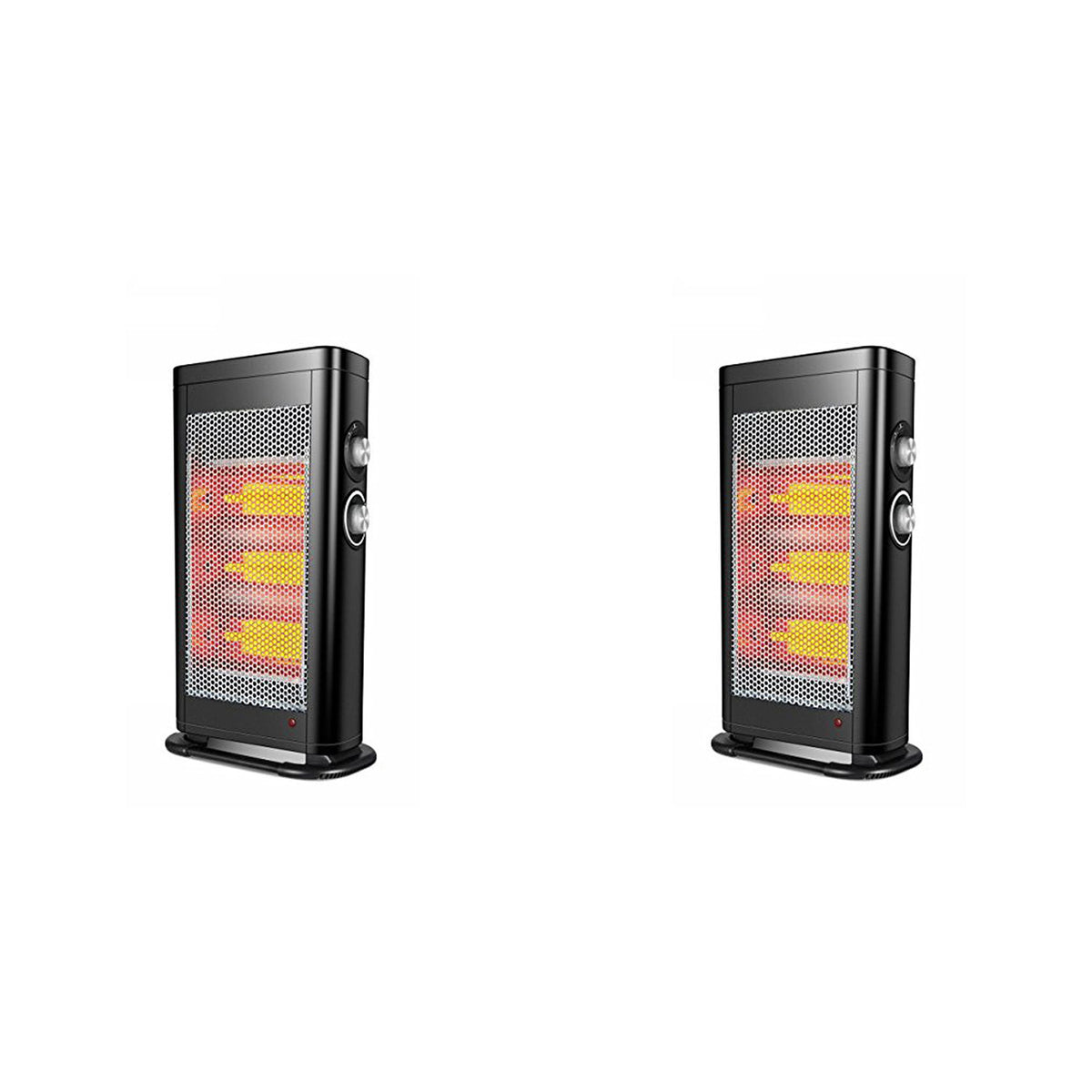 Geek Heat HQ28-15M Infrared & Convection Electric Portable Space Heater (2 Pack)