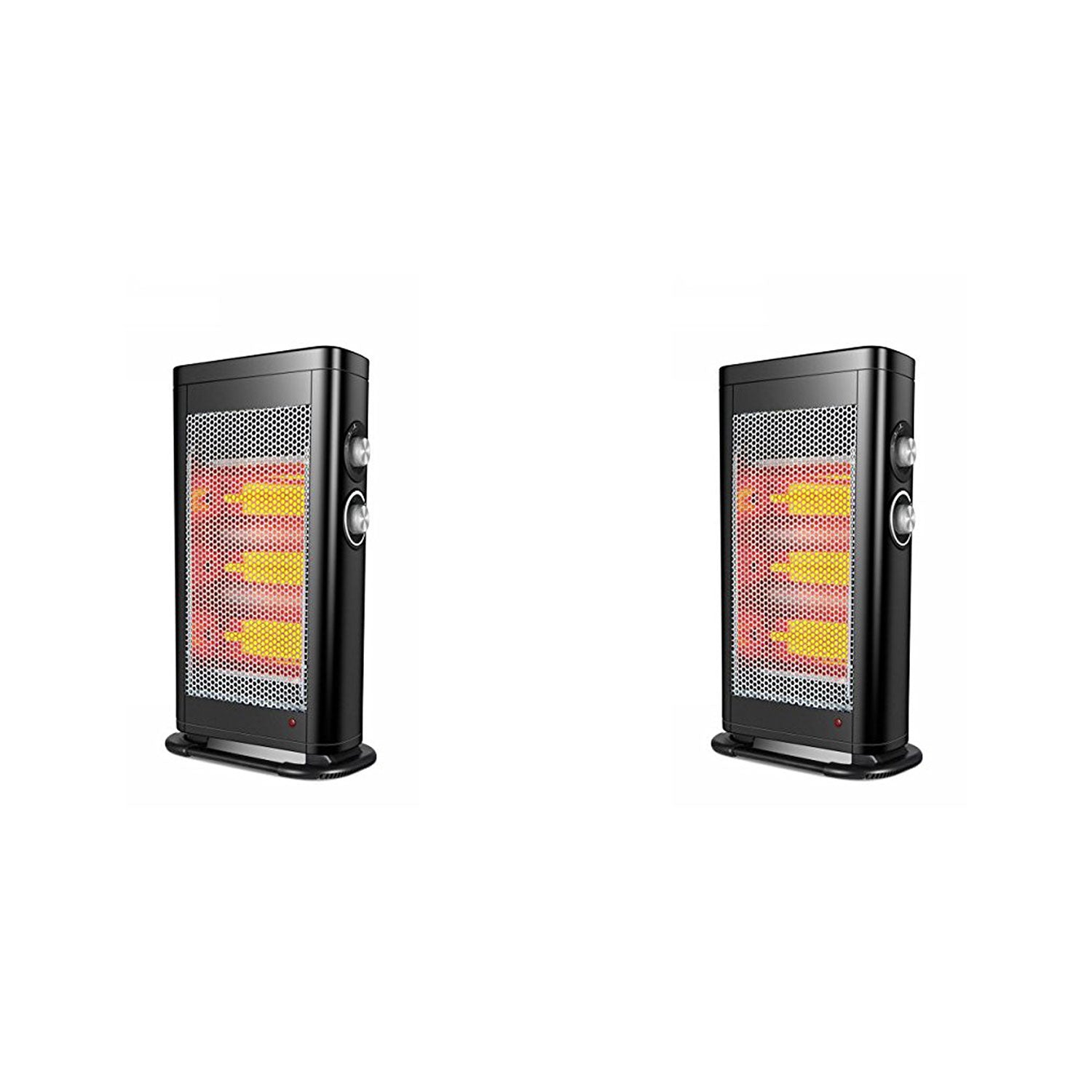 Geek Heat HQ28-15M Infrared & Convection Electric Portable Space Heater (2 Pack) - VMInnovations
