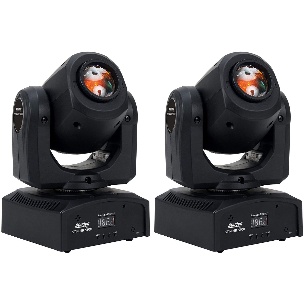 ADJ STINGER SPOT 10W LED Startec Stinger Moving Mini 7 Color Spotlight (2 Pack)