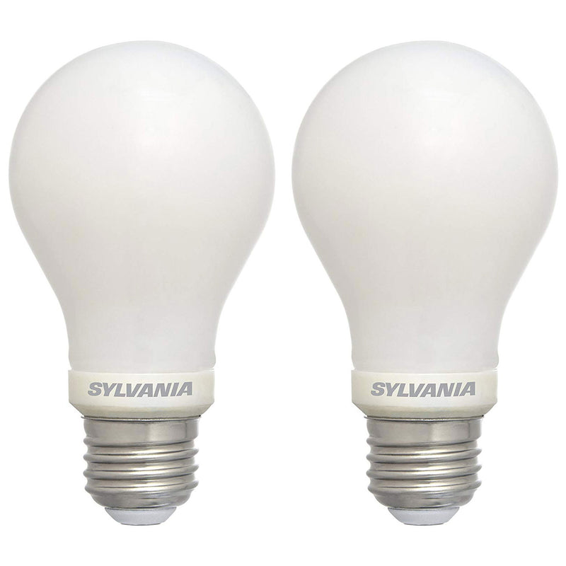 Sylvania 40 W Equivalent LED Light Bulb, Dimmable, Soft White (2 Pack)