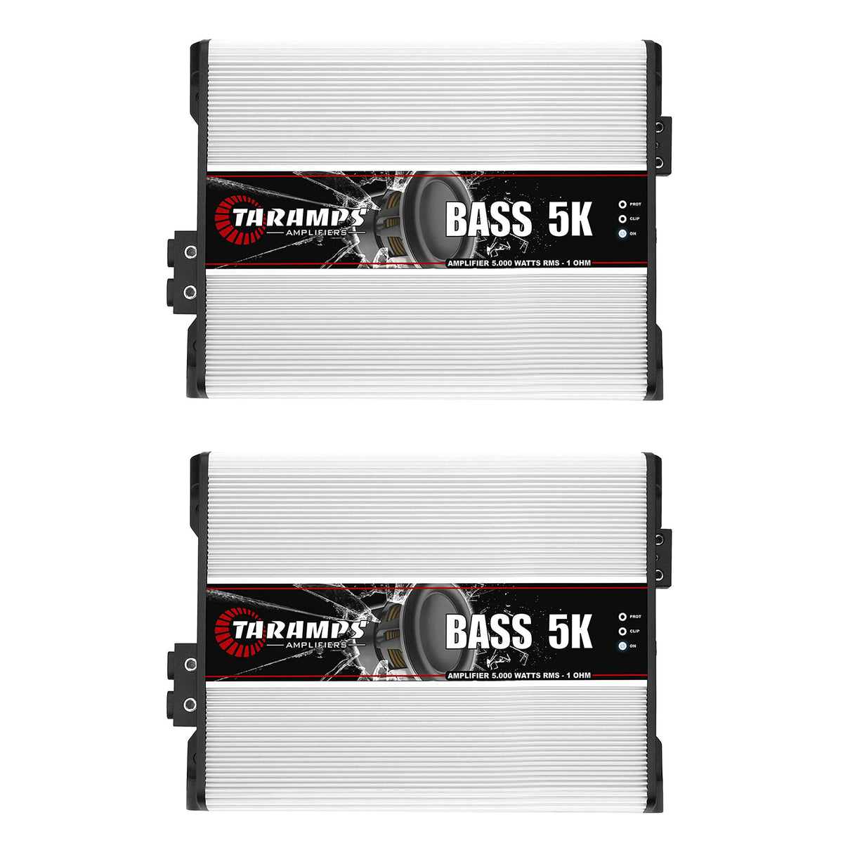 Taramps Class D BASS 5K 5000W RMS 1 Ohm Car Sound System Mono Amplifier (2 Pack)