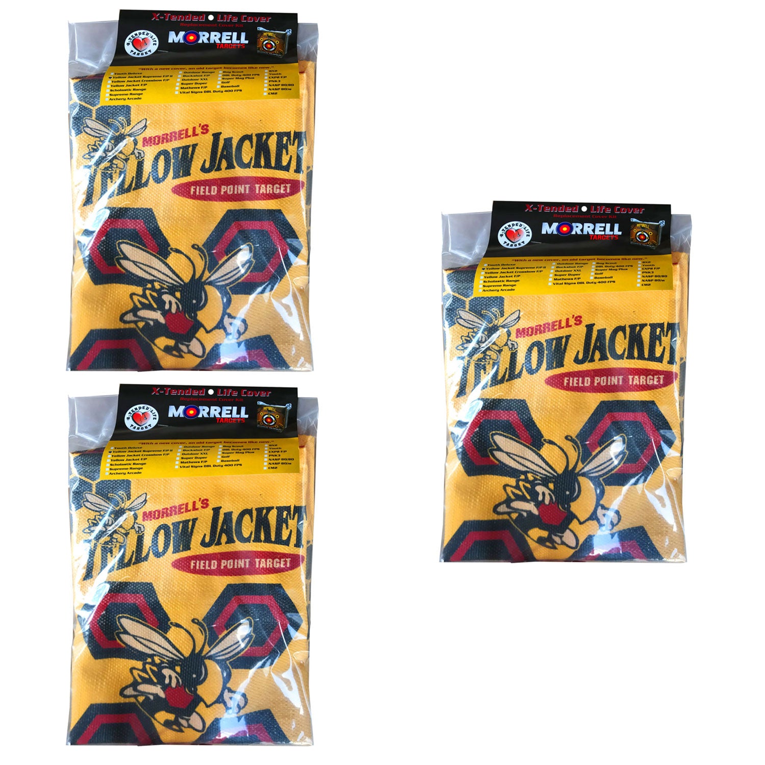Morrell Yellow Jacket Supreme 3 Archery Bag Target Replacement Cover (3 Pack)