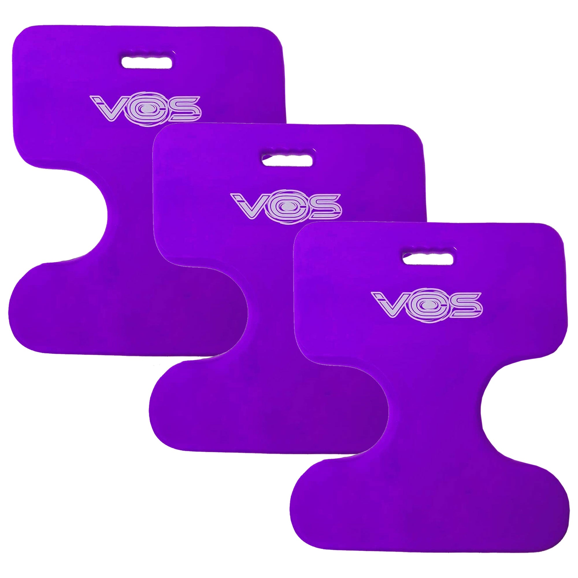 Vos Oasis Water Saddle Pool Float Seat for Adults & Kids, Deep Lavender (3 Pack) - VMInnovations