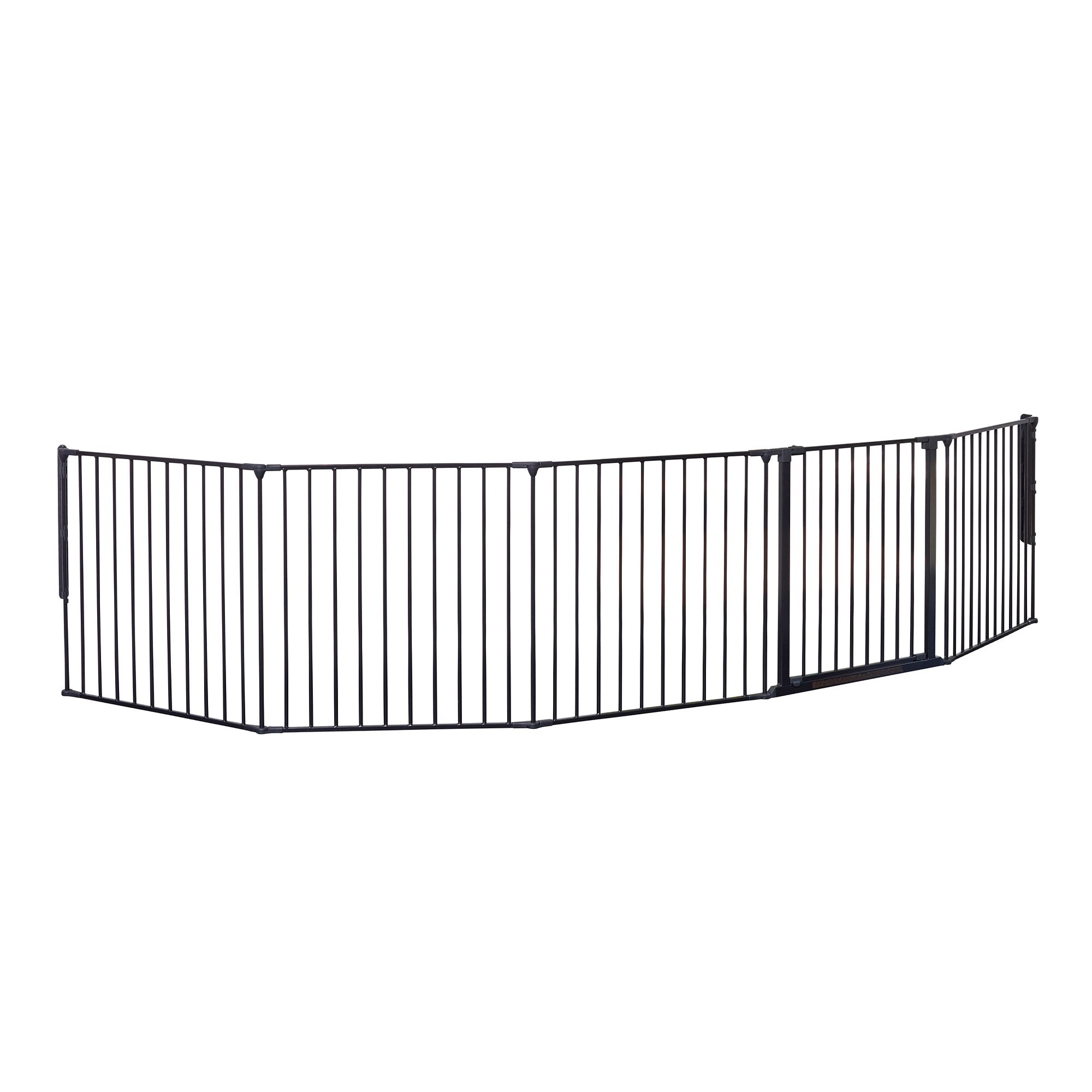 Pet Design Pet Flex System XXL Wall Mounted At Home Dog Gate, Black (Open Box) - VMInnovations