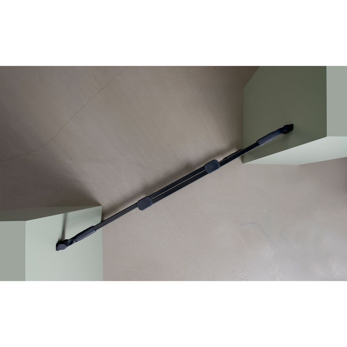 Scandinavian Pet FlexiFit Metal Adjustable 42 Inch Wall Mount Safety Gate, Black - VMInnovations