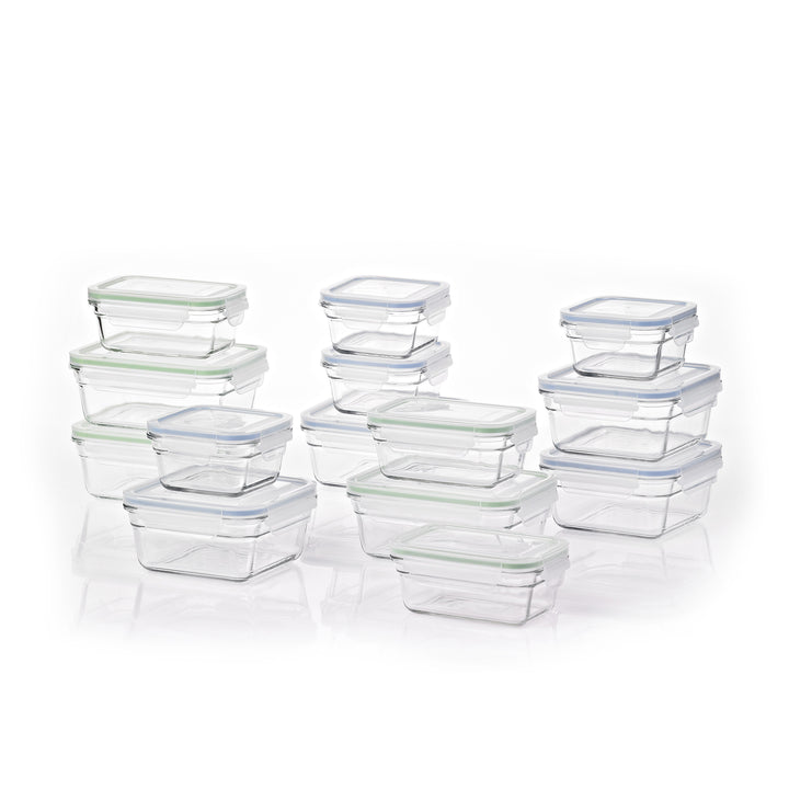 Glasslock 28-Pc Oven and Microwave-Safe Glass Food Storage & Bakeware (Open Box) - VMInnovations