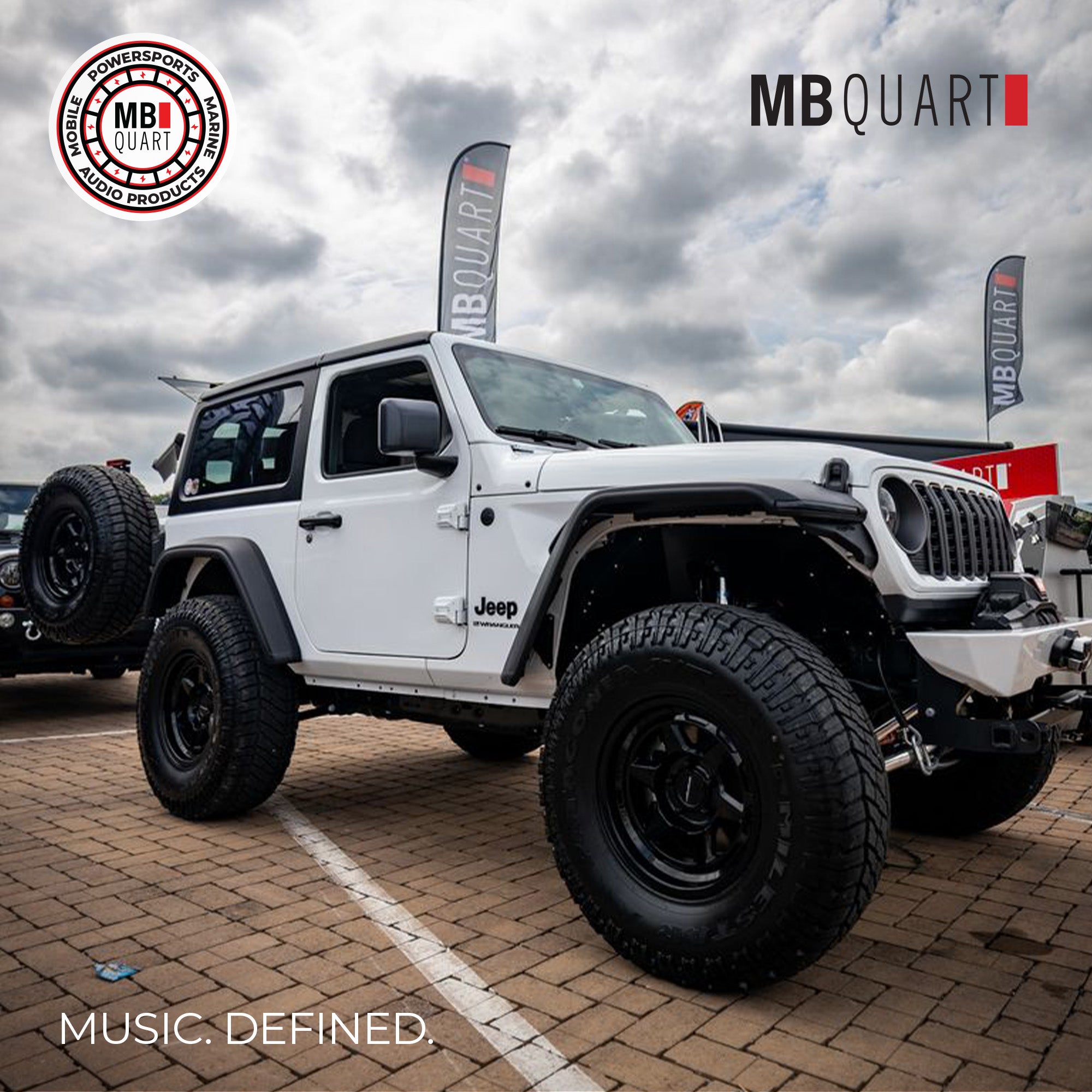 MB Quart 6x9" Rear Soundbar Mounting, Jeep Wrangler & Gladiator Tuned (Open Box) - VMInnovations