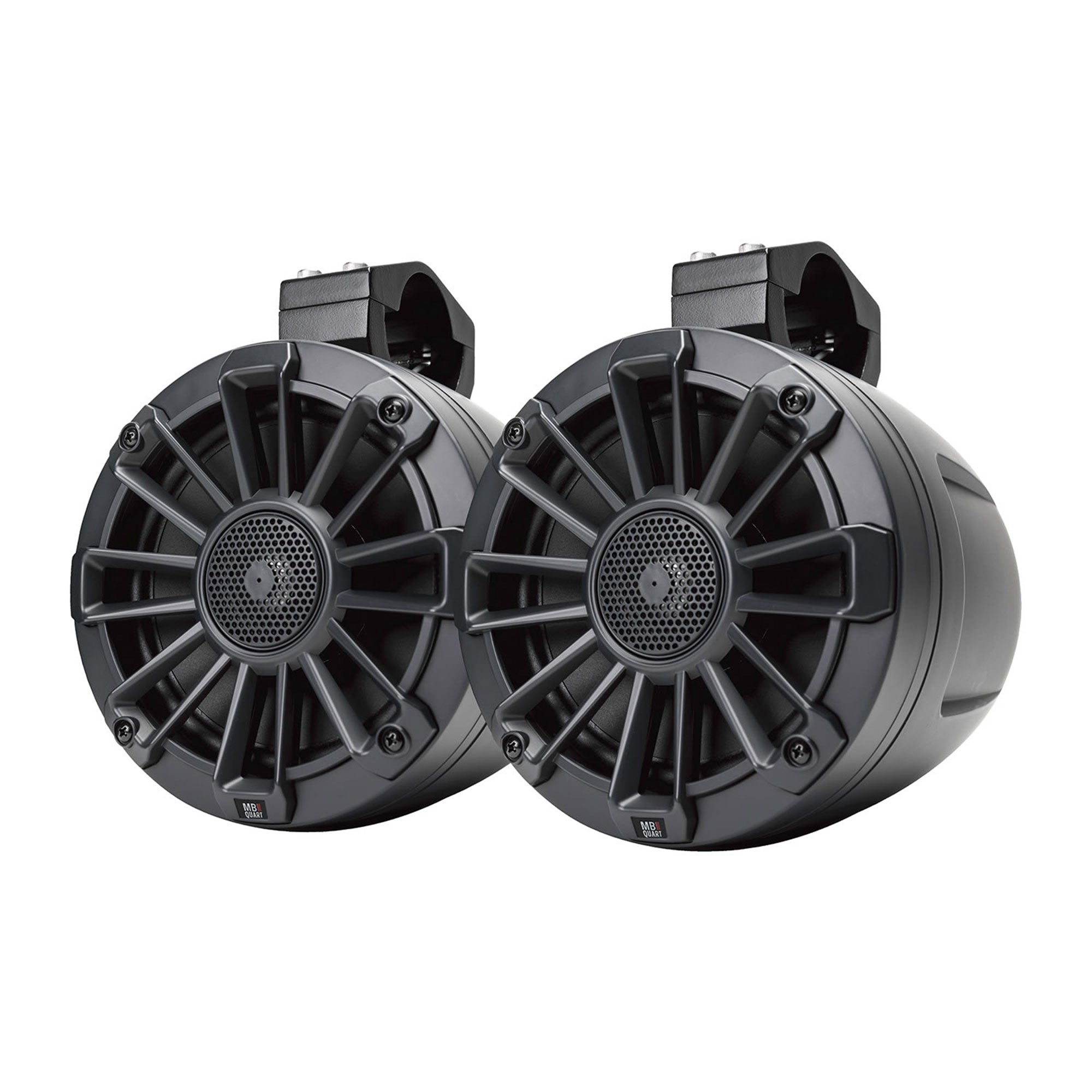 MB Quart UNI6.1R Rugged 160 Watt Universal UTV Tuned Audio Speaker System, Black