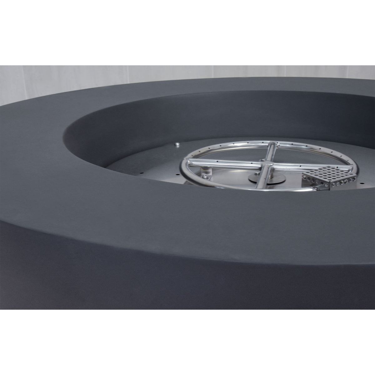 Elementi Liquified Petroleum Lunar Bowl Fire Pit w/ Auto Ignition & Clean Flame