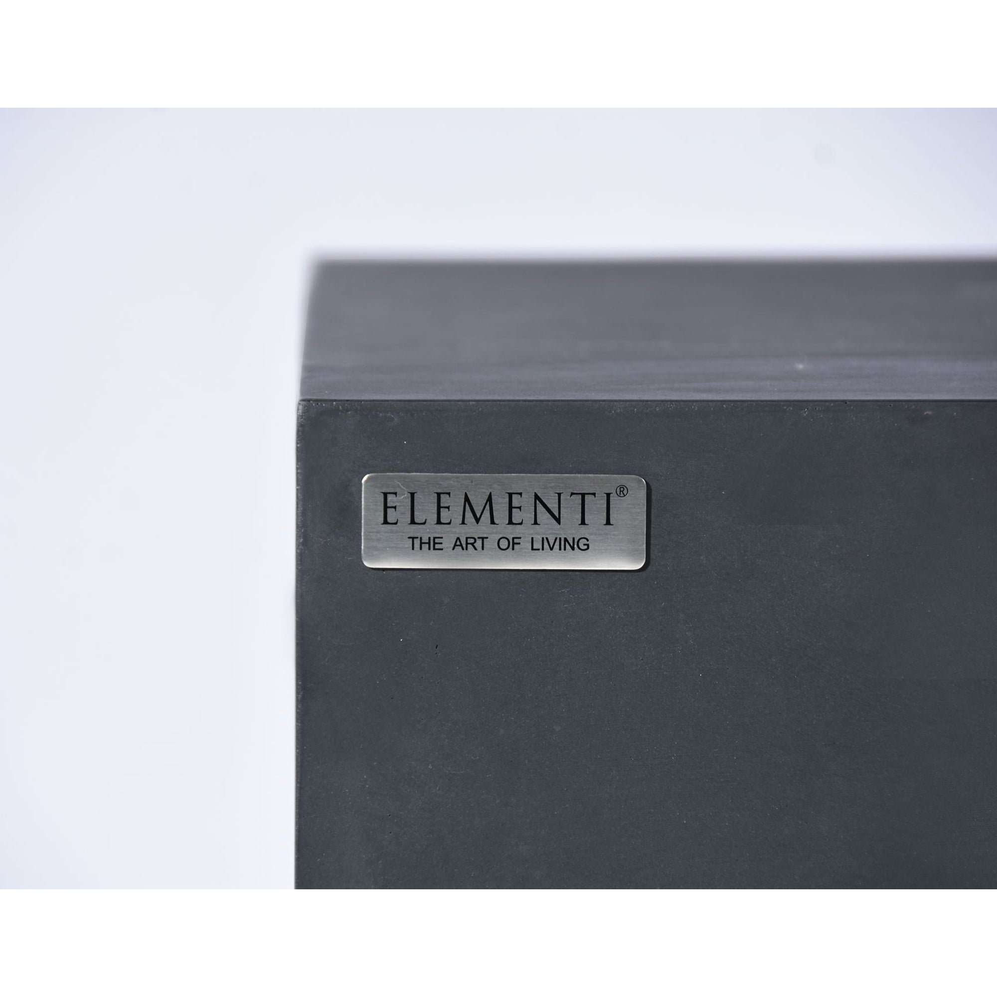 Elementi Granville 60" Concrete Outdoor 45,000 BTU Liquid Propane Fire Pit Table