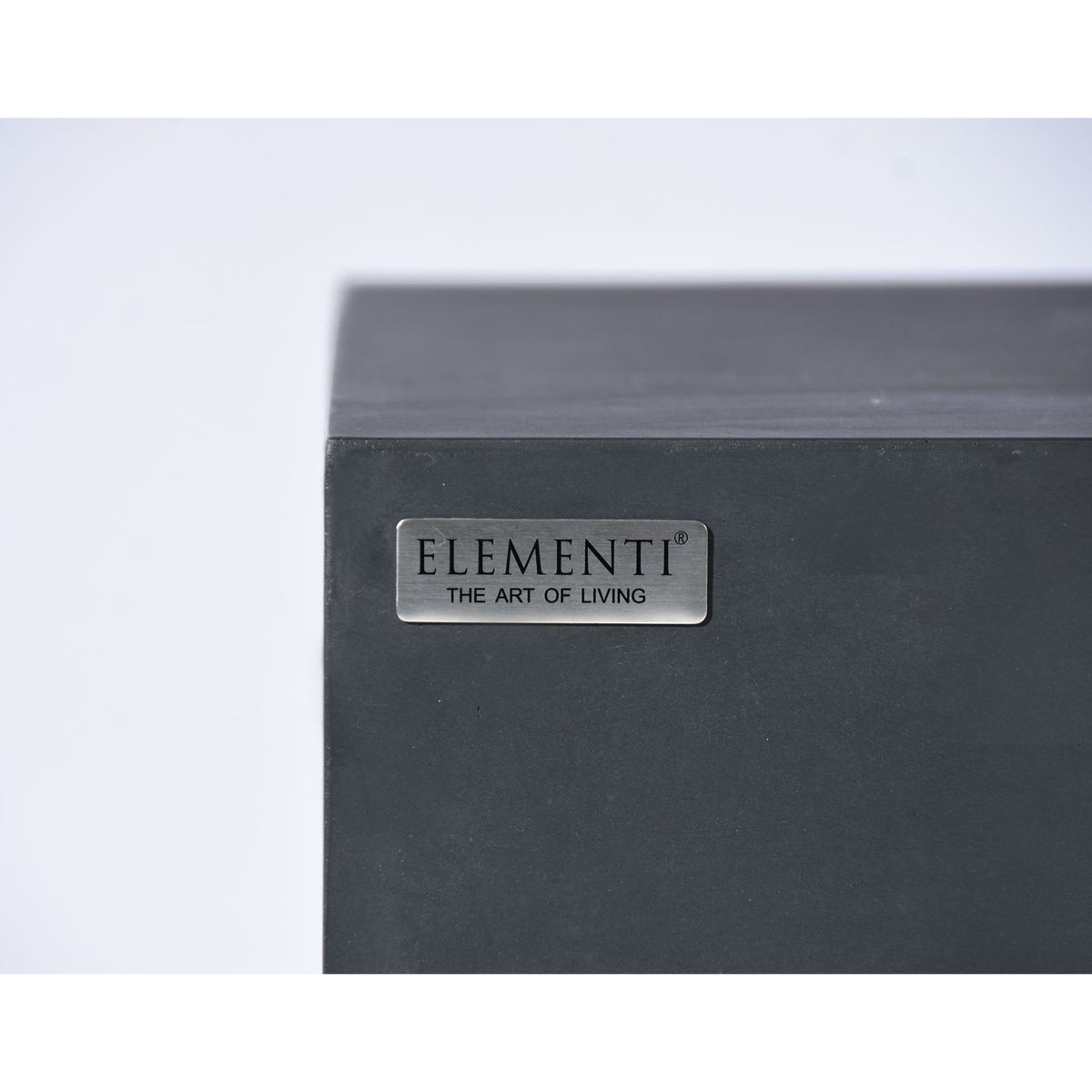 Elementi Granville 60" Concrete Outdoor 45,000 BTU Liquid Propane Fire Pit Table