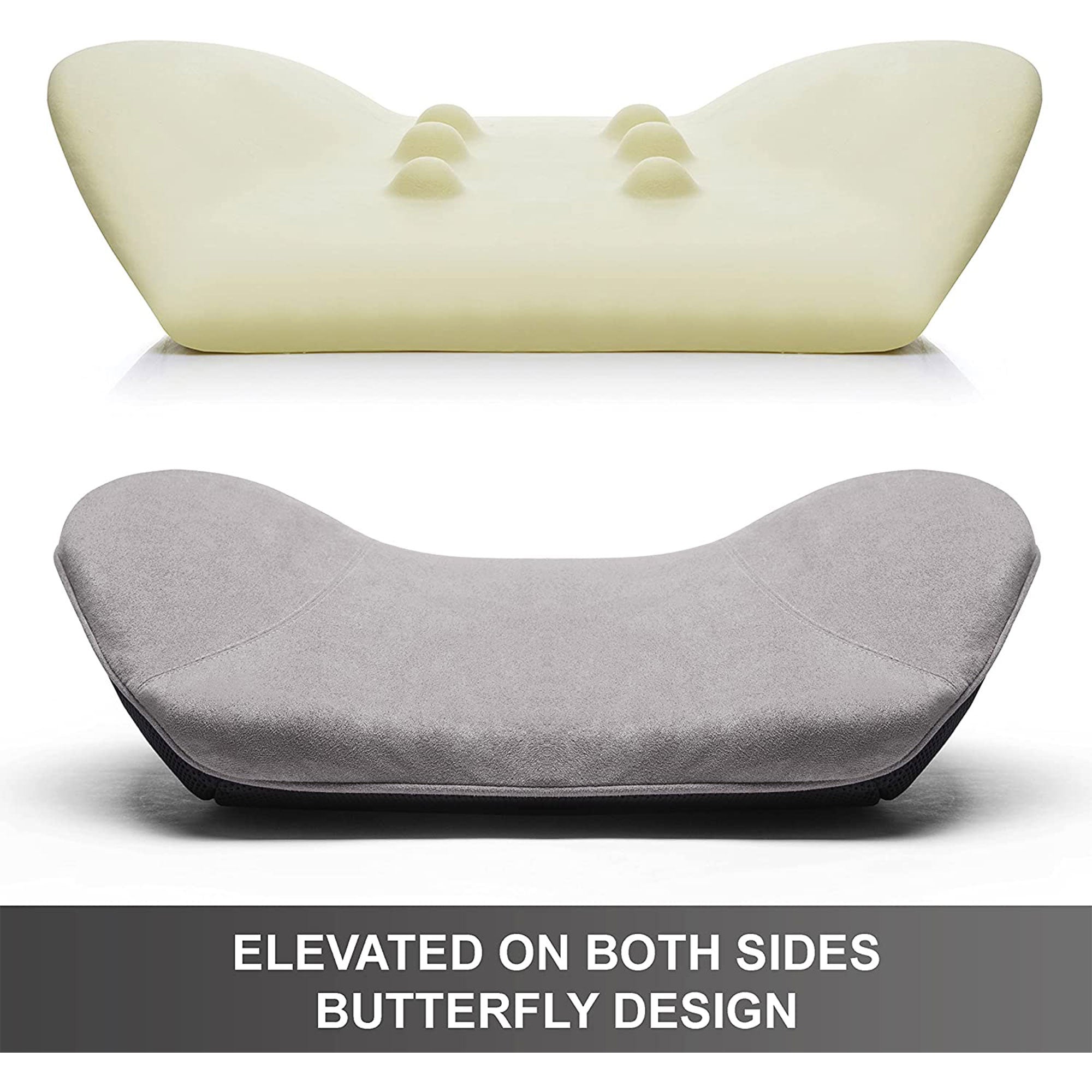 WENNEBIRD Model Q Lumbar Memory Foam Support Pillow to Improve Posture(Open Box) - VMInnovations
