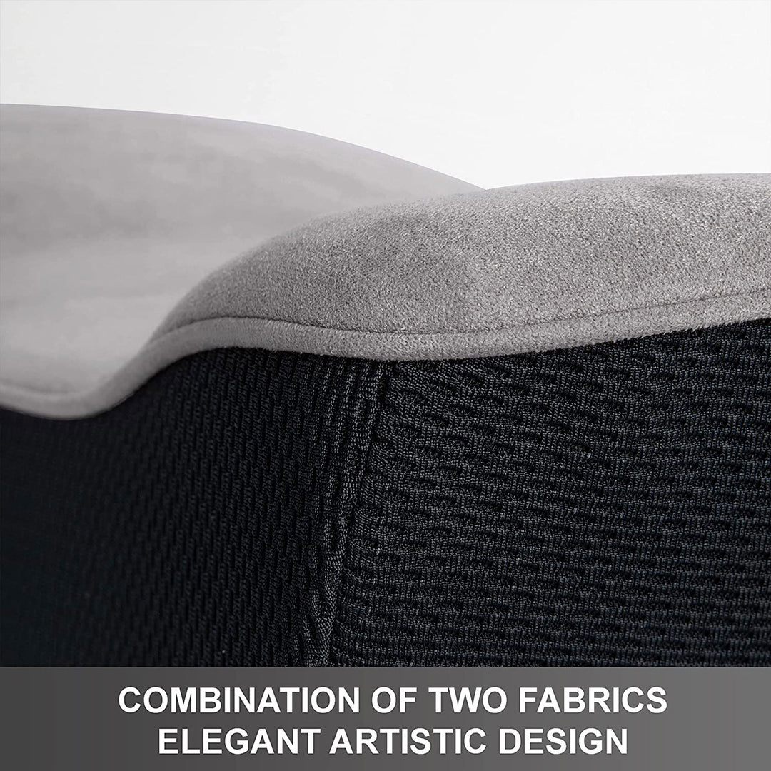 WENNEBIRD Model Q Lumbar Memory Foam Support Pillow to Improve Posture, Grey - VMInnovations