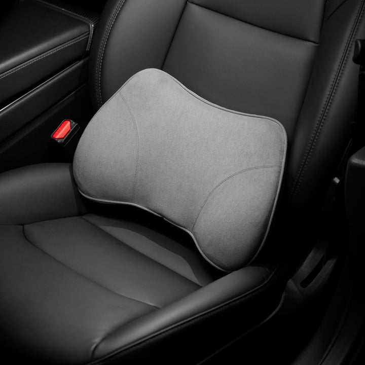 WENNEBIRD Model B Lumbar Memory Foam Support Pillow to Improve Posture, Grey - VMInnovations