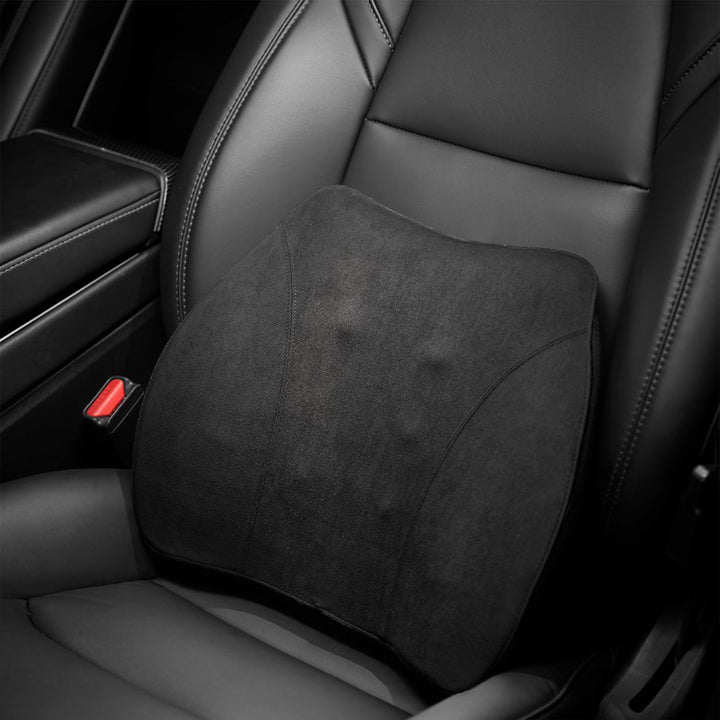WENNEBIRD Model Q Lumbar Memory Foam Support Pillow to Improve Posture, Black - VMInnovations