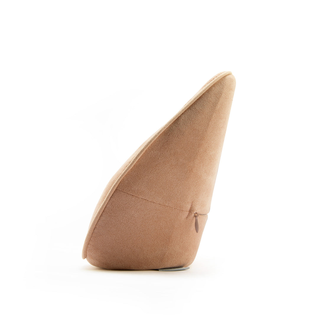 WENNEBIRD Model B Lumbar Memory Foam Support Pillow to Improve Posture, Beige - VMInnovations