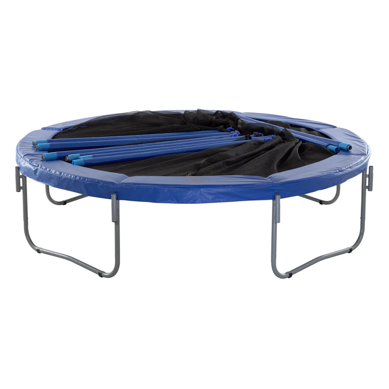 Upper Bounce 16 Foot Round Outdoor Trampoline Set with Safety Enclosure System