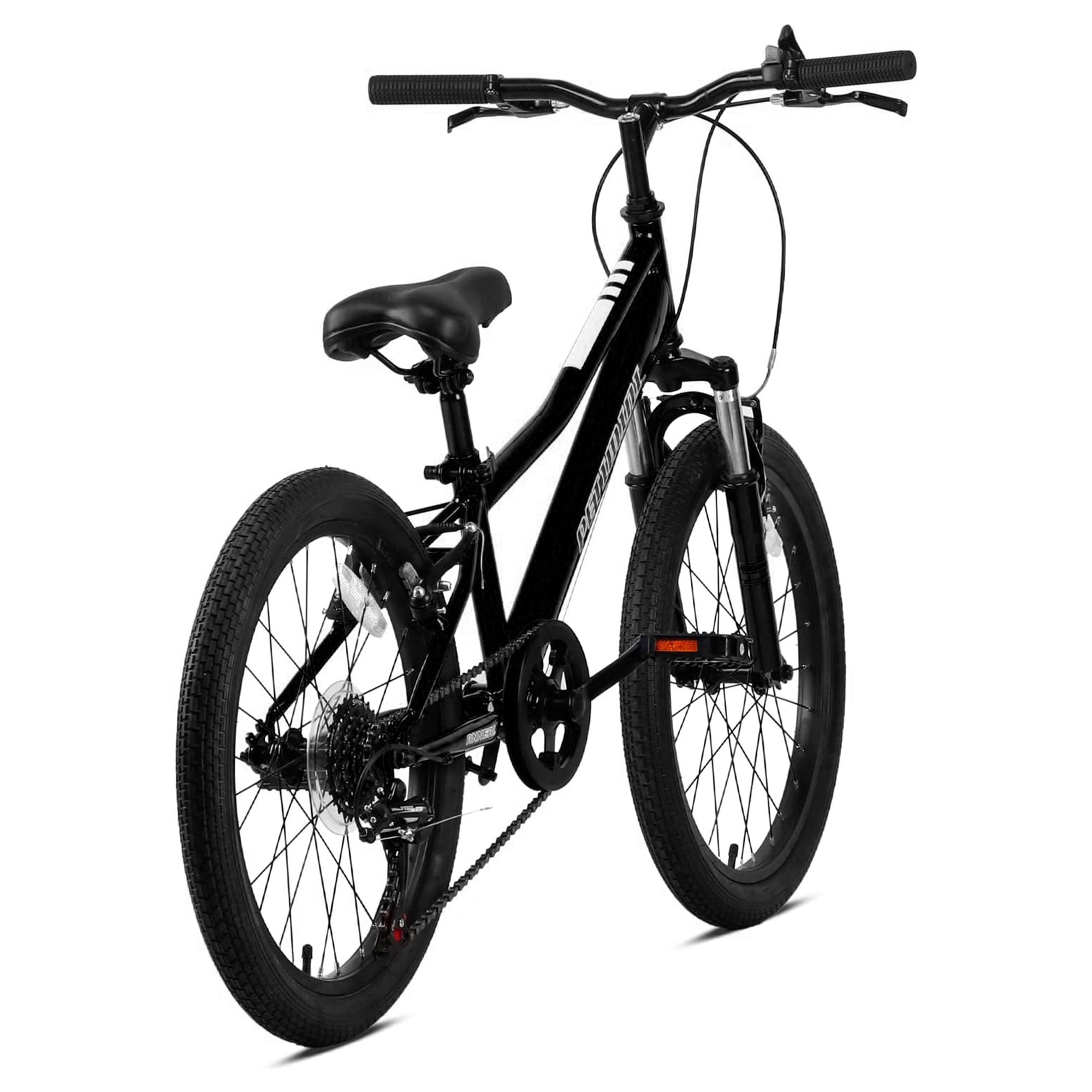Petimini Cyclone 20" 6 Speed Kids Mountain Bike for Ages 5-9, Black (For Parts) - VMInnovations