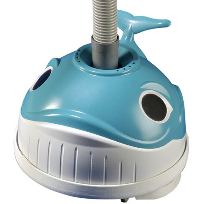 Automatic "Wanda The Whale" Above Ground Swimming Pool Cleaner w/Hose (Open Box)