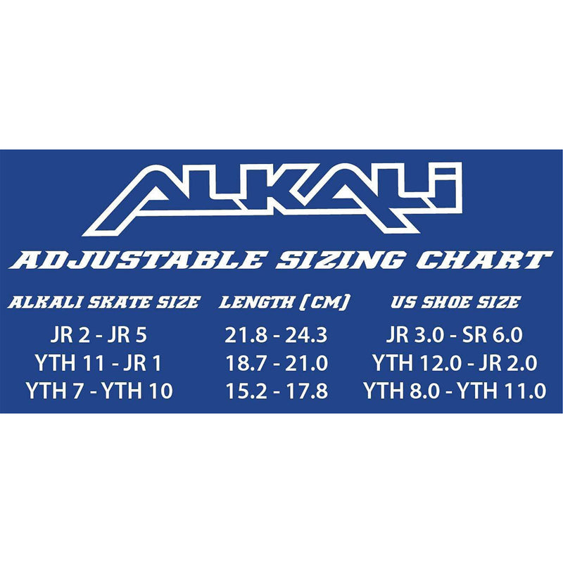 Alkali Hockey Lite Kids Adjustable Inline Roller Hockey Skates, Skate Sizes 2-5