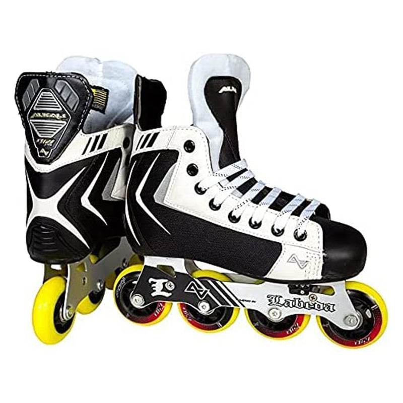 Alkali Hockey Lite Kids Adjustable Inline Roller Hockey Skates, Skate Sizes 2-5