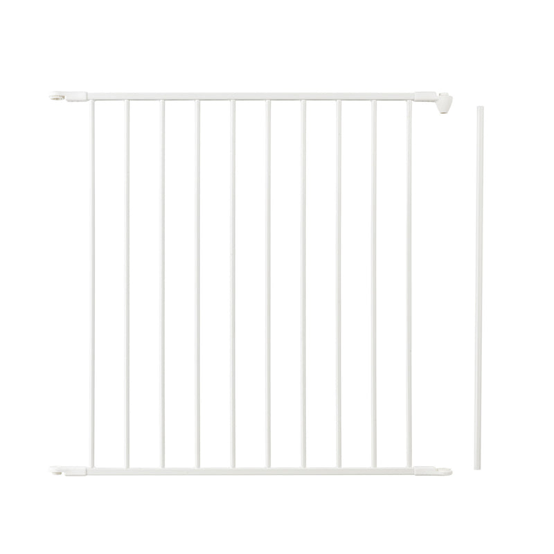 Scandinavian Pet Flex Metal 28.4in Baby Gate Extension Panel Accessory, White