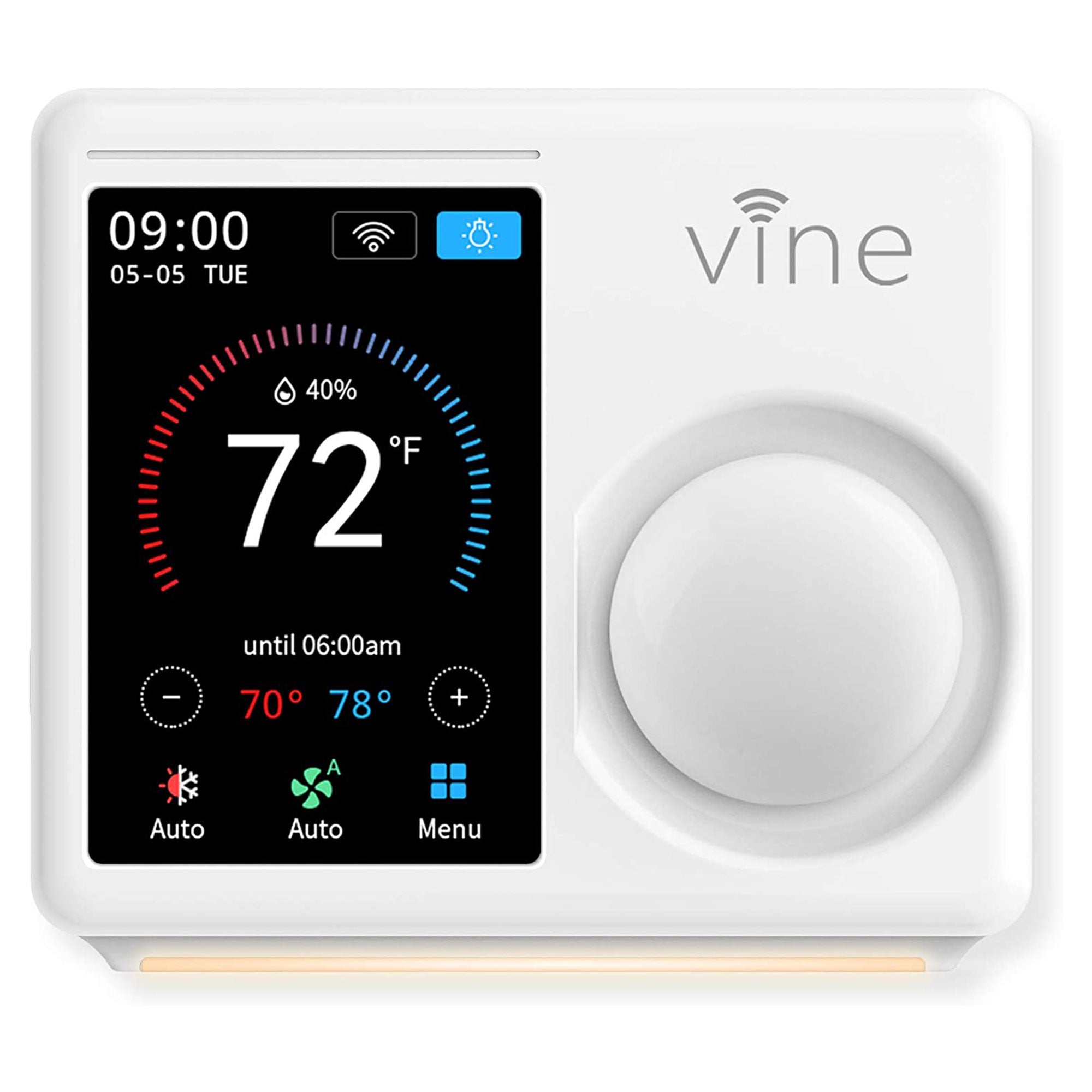 Wi Fi 7 Day and 8 Period Programmable Smart Home Thermostat, 5th Gen (Open Box) - VMInnovations