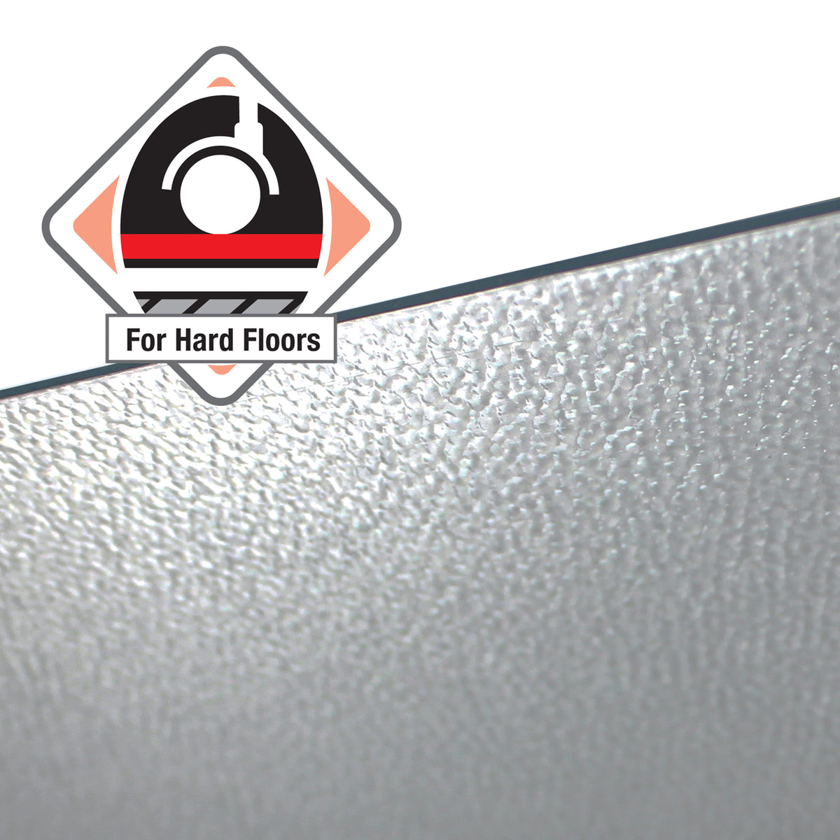 Floortex Ultimat XXL 79 x 60 In Durable Office Chair Mat for Hard Floors, Clear - VMInnovations