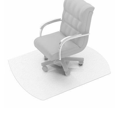 Floortex Ultimat 46 x 53 Inch Durable Office Chair Mat for Hard Floors, Clear