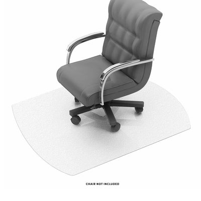 Floortex Ultimat 46 x 53 Inch Durable Office Chair Mat for Hard Floors, Clear