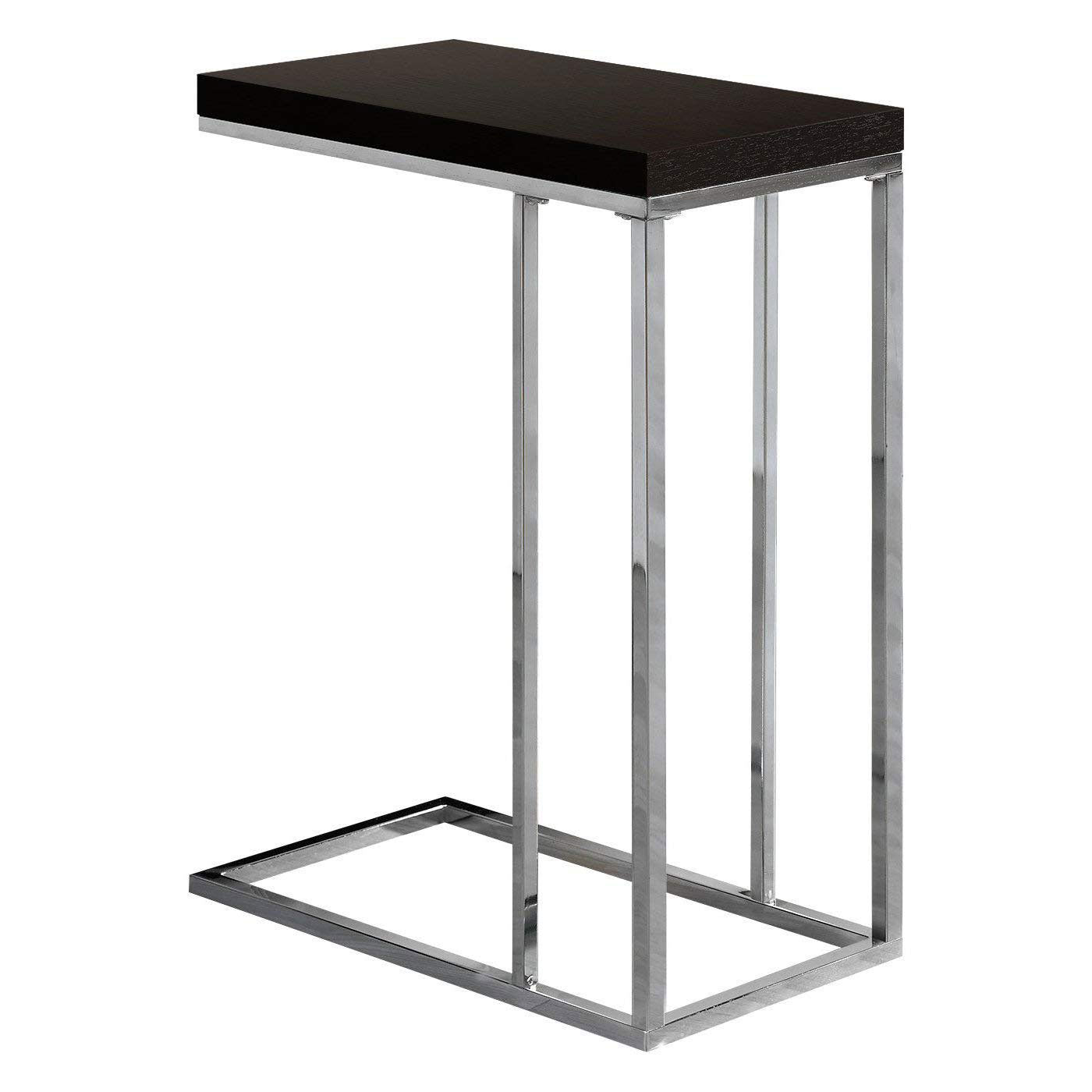 Monarch Specialties Contemporary Rectangular End Table, Cappuccino (Open Box)