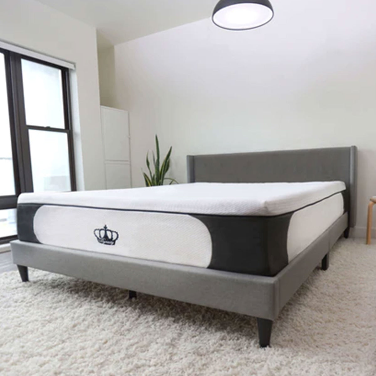 Dynasty Mattress 14.5in CoolBreeze Soft Gel Memory Plush Foam Mattress(Open Box)