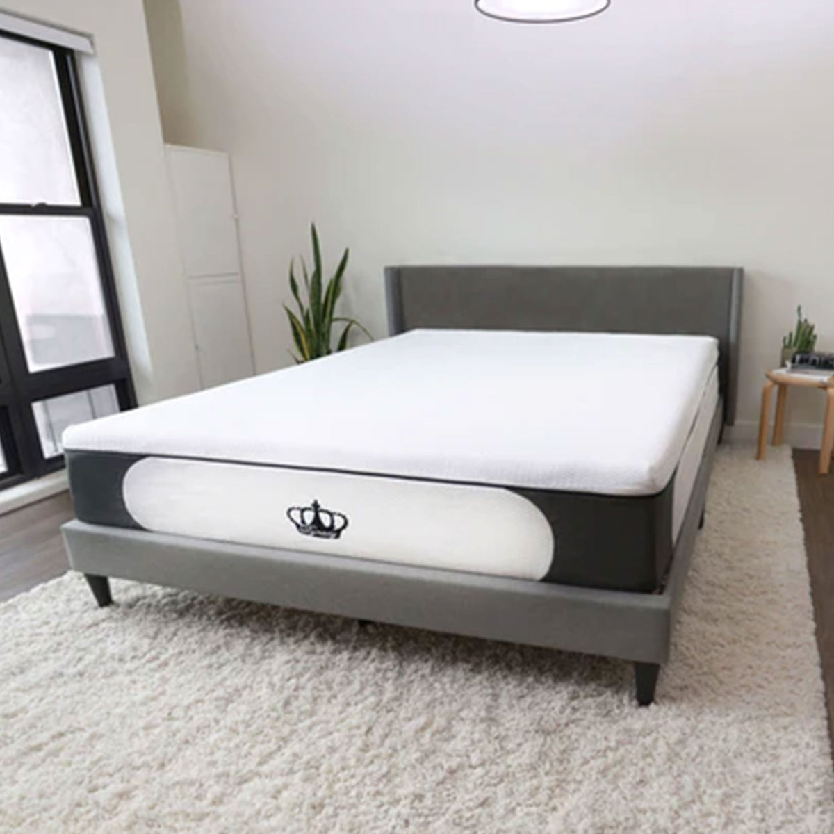 Dynasty Mattress 14.5 Inch Soft Gel Memory Plush Foam Mattress, Full (Open Box)