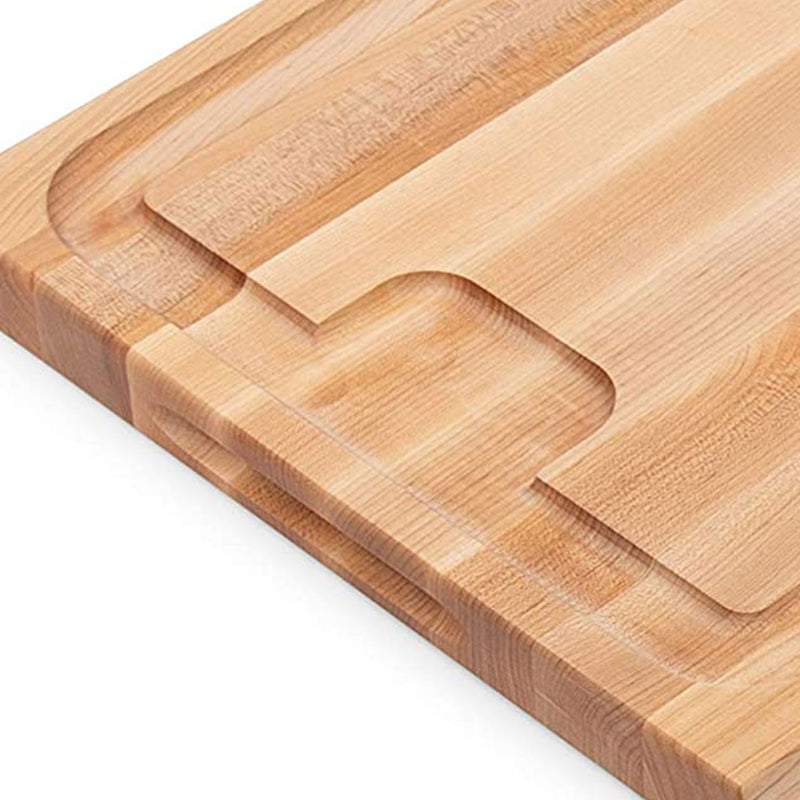 John Boos Au Jus Maple Wood Cutting Board with Juice Groove, 20" x 15" x 1.5"