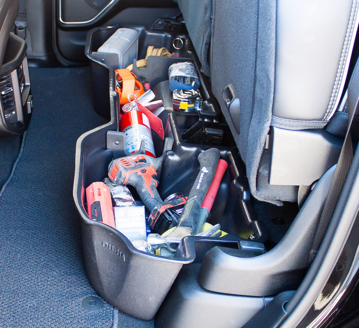 DU-HA Underseat Gun Storage System Dodge Ram 1500 Quad Cabs, Black (Open Box)