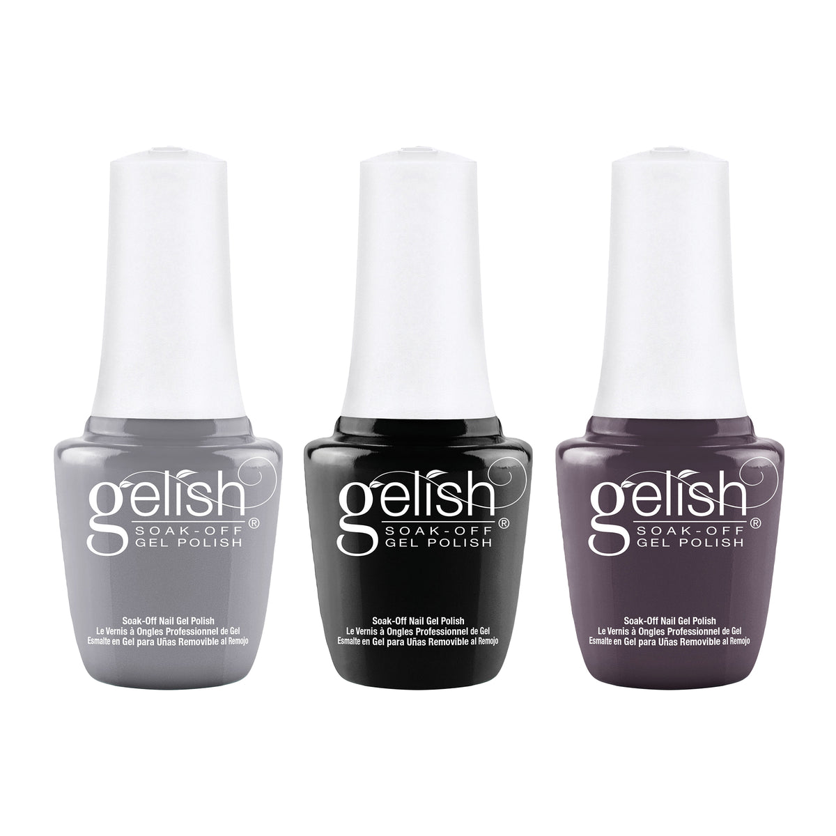 Gelish Terrific Trio, Matte and Gloss Duo Clear Coat & Mini Core Collection Set