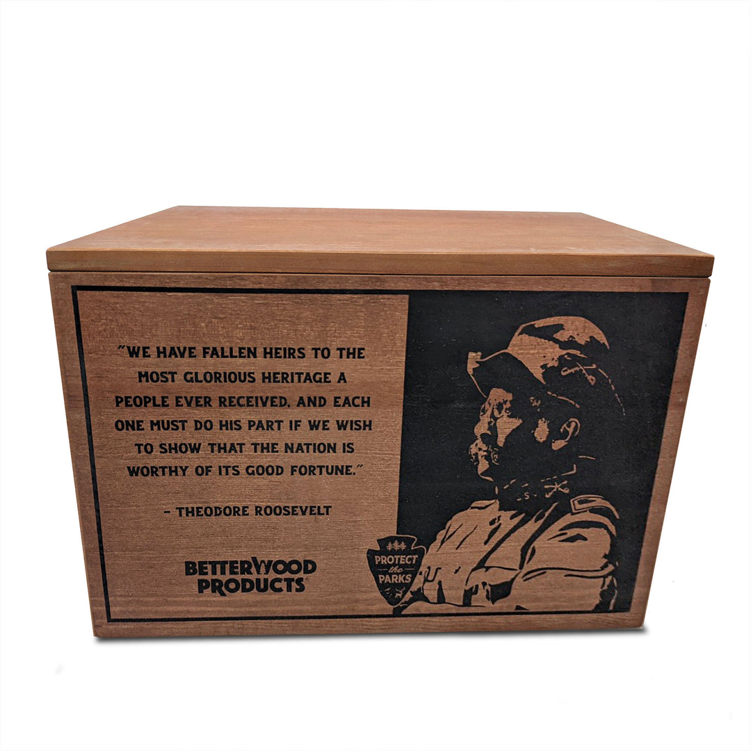 Betterwood Products 04405 Fatwood Firestarter in Wooden Crate, Yosemite, 13 LB - VMInnovations
