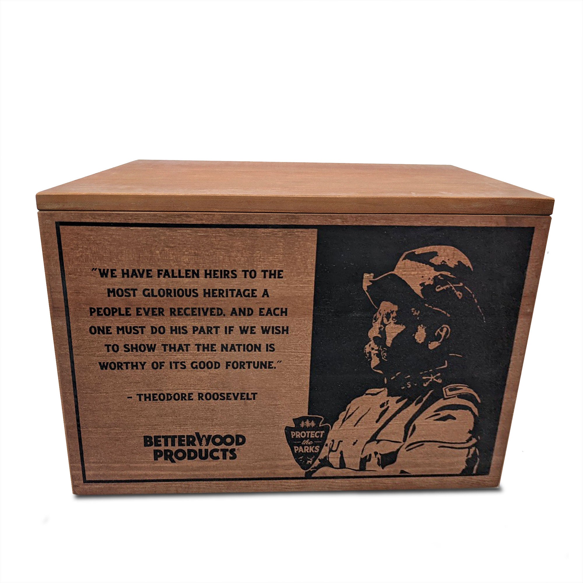 Betterwood Products Fatwood Firestarter in Wooden Crate, Yosemite, 13LB(Damaged) - VMInnovations