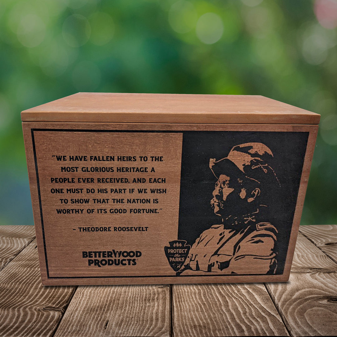 Betterwood Products 04405 Fatwood Firestarter in Wooden Crate, Yosemite, 13 LB - VMInnovations