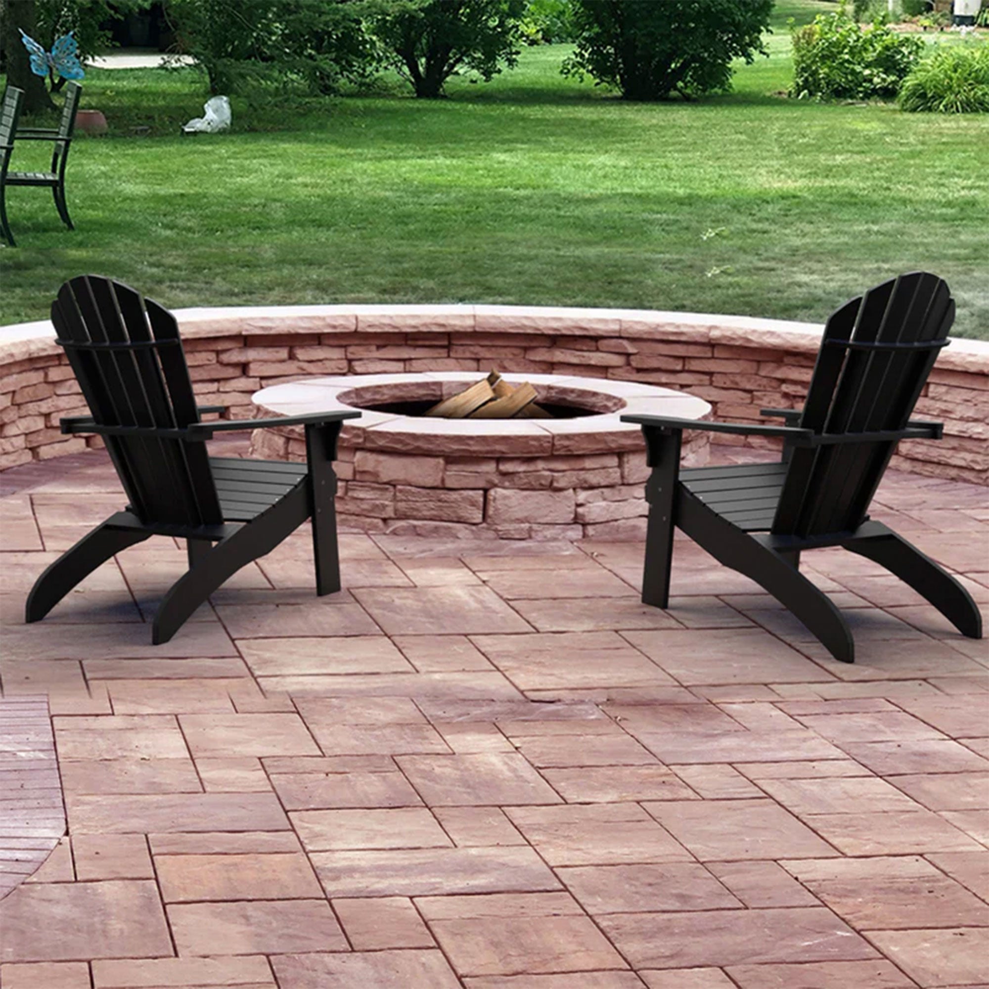 PolyTEAK King Size Adirondack Chair w/ Durable & Waterproof Material (For Parts) - VMInnovations