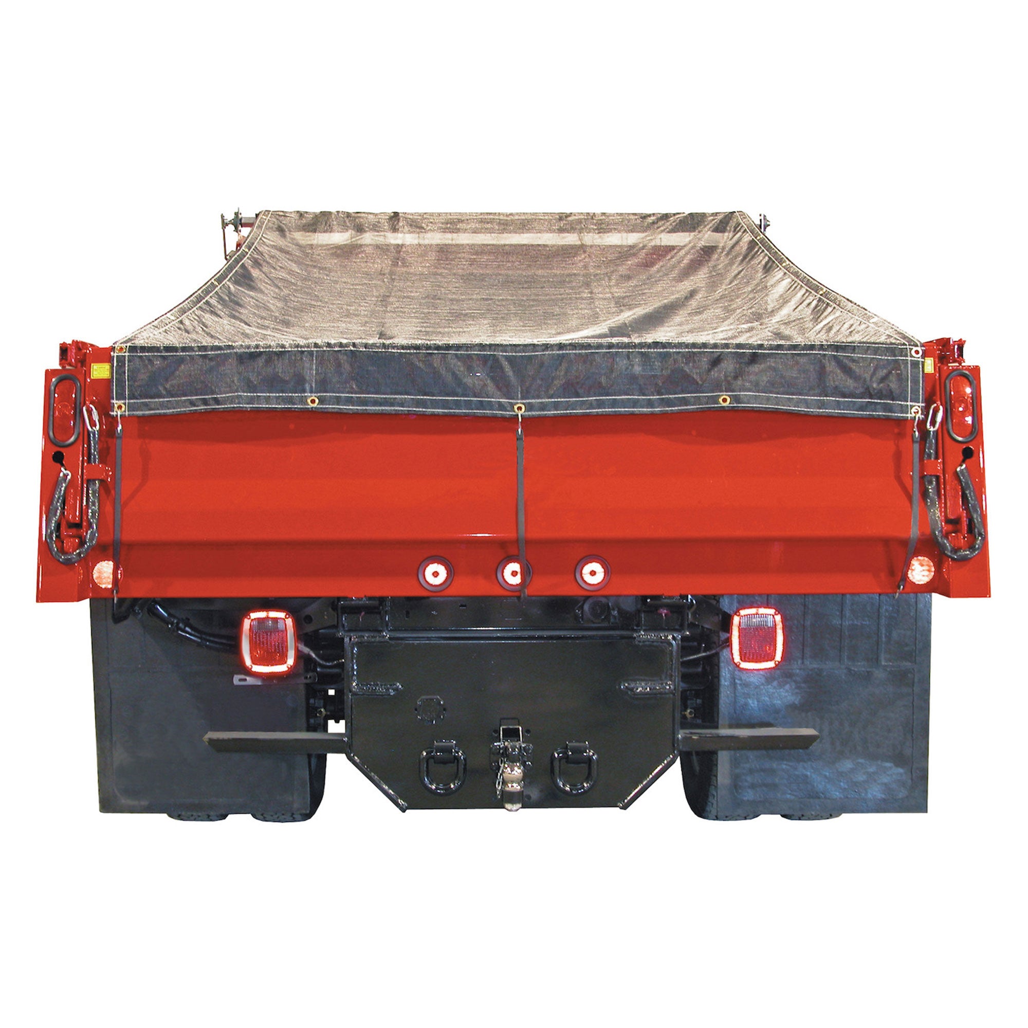 Buyers Products DTR7518 Vinyl Mesh Dump Body Tarp System, 18 x 7.5 Feet, Black
