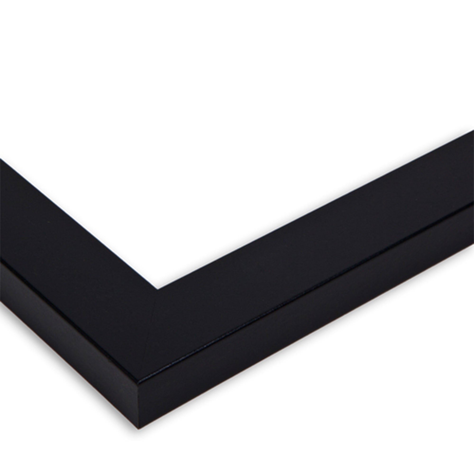 19x27 In Solid Wood Wall Hanging Picture Frame w/ Plexi Glass, Black (Open Box) - VMInnovations