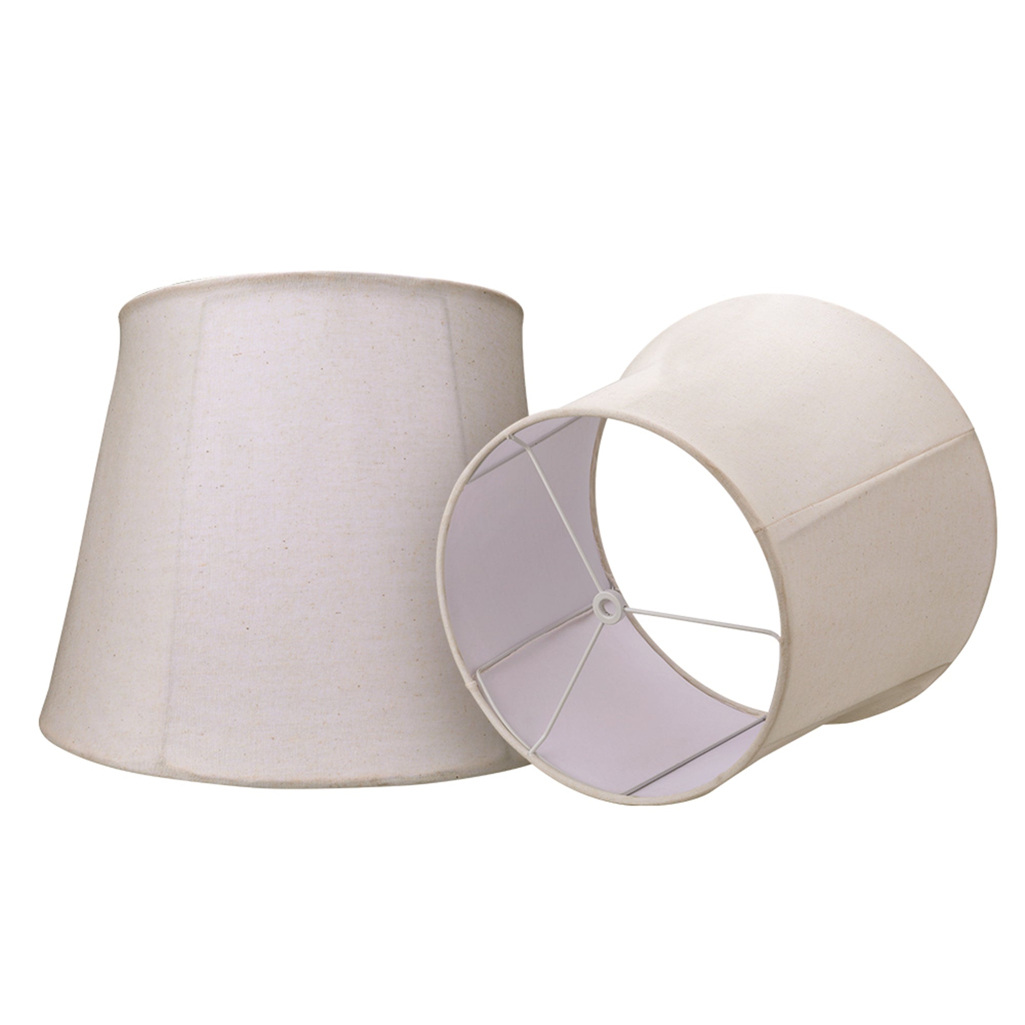 ALUCSET Royal Foldable Lampshades w/Spider Installation, Set of 2, (For Parts) - VMInnovations
