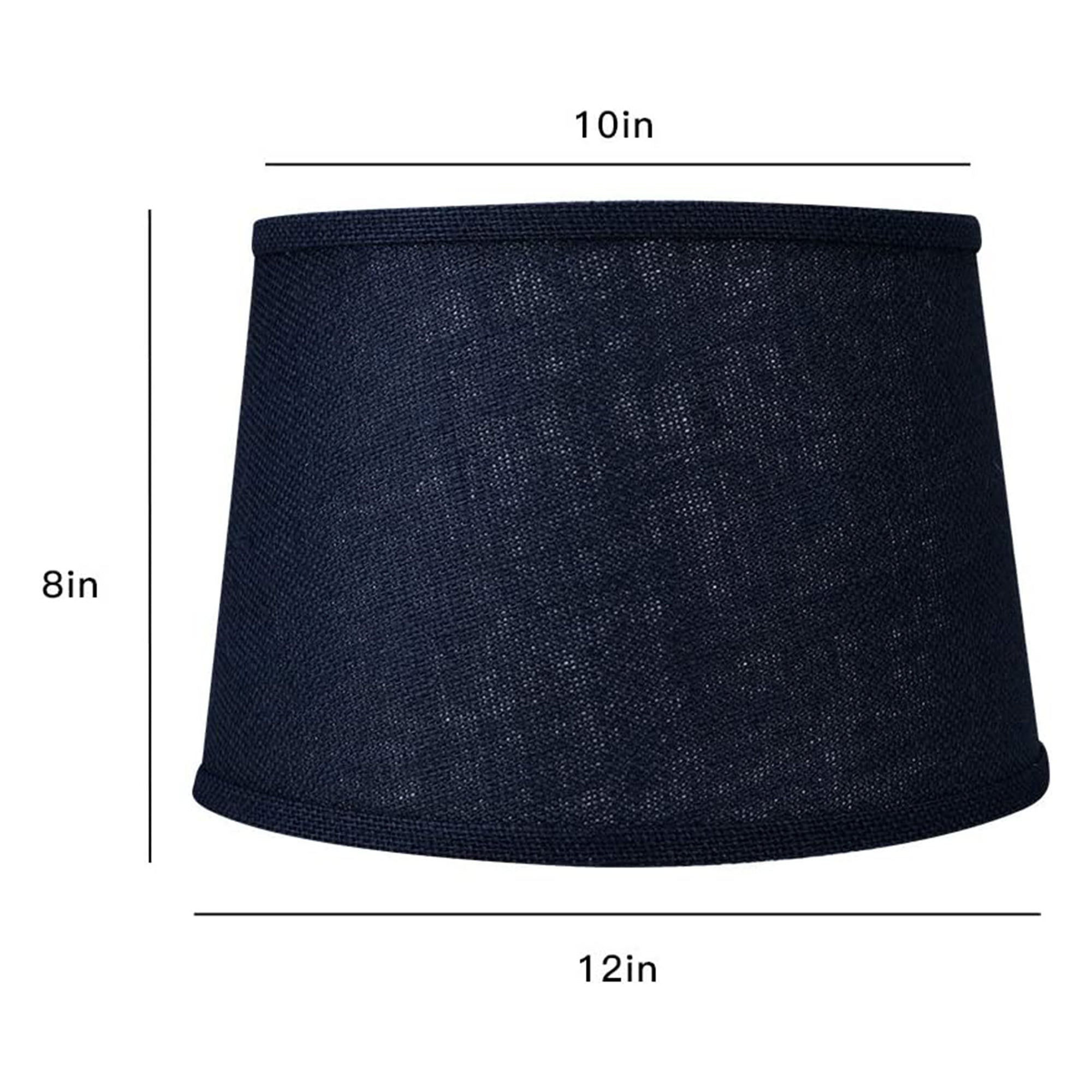 ALUCSET Fabric Drum Lampshades for Lamps and Floor Lights, Set of 2 (Open Box) - VMInnovations
