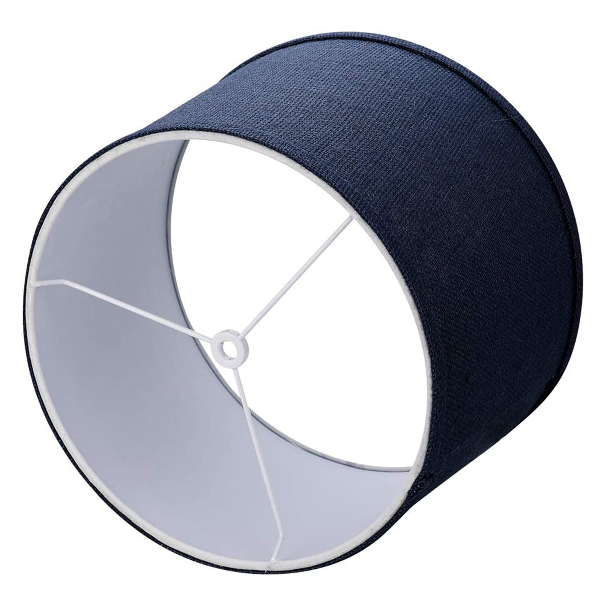 ALUCSET Fabric Drum Lampshades for Lamps and Floor Lights, Set of 2 (Open Box) - VMInnovations