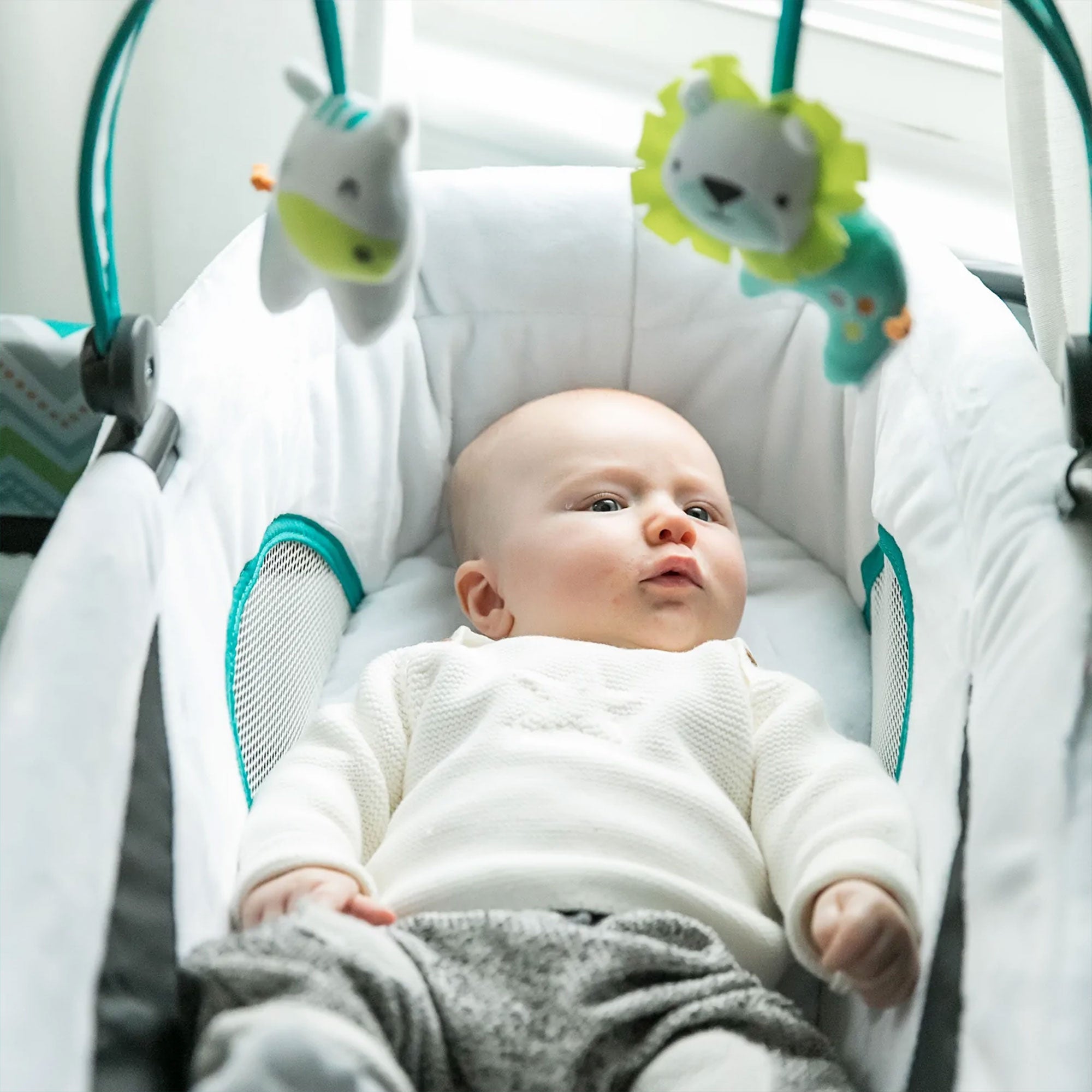 Ingenuity Smart and Simple Playard for Babies & Toddlers, Black & Teal Ridgedale - VMInnovations