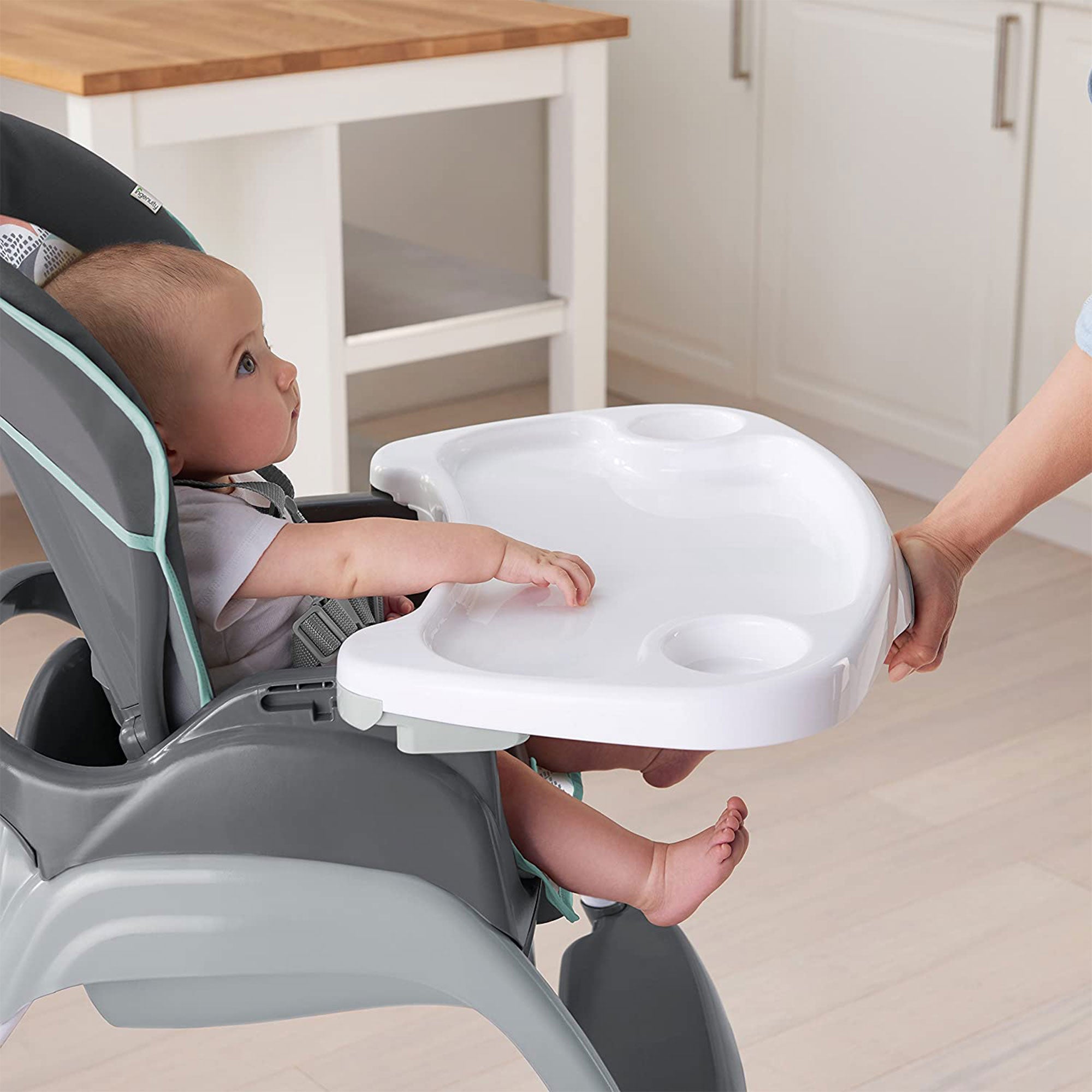 Ingenuity Trio Elite 3 in 1 Full Size Baby Toddler High Chair Booster, Bryant