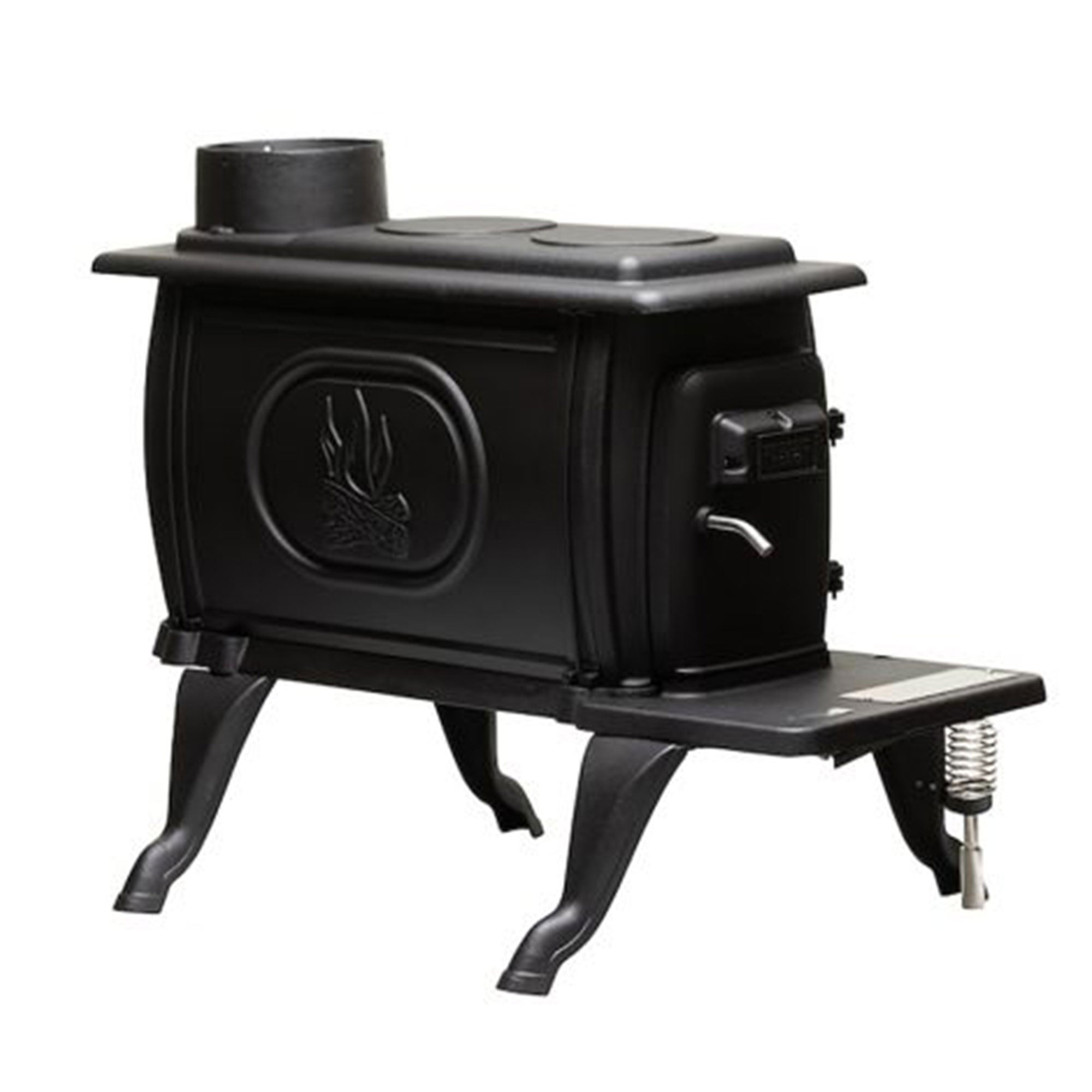 US Stove Company 900 Sq Ft Clean Burning Cast Iron Log Wood Stove (For Parts)