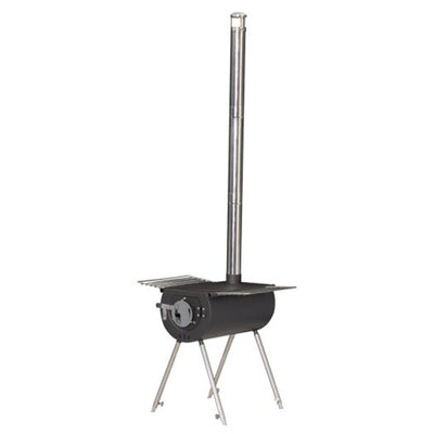 US Stove Company Caribou Backpacker 14 Inch Camp Stove with Extendable Legs