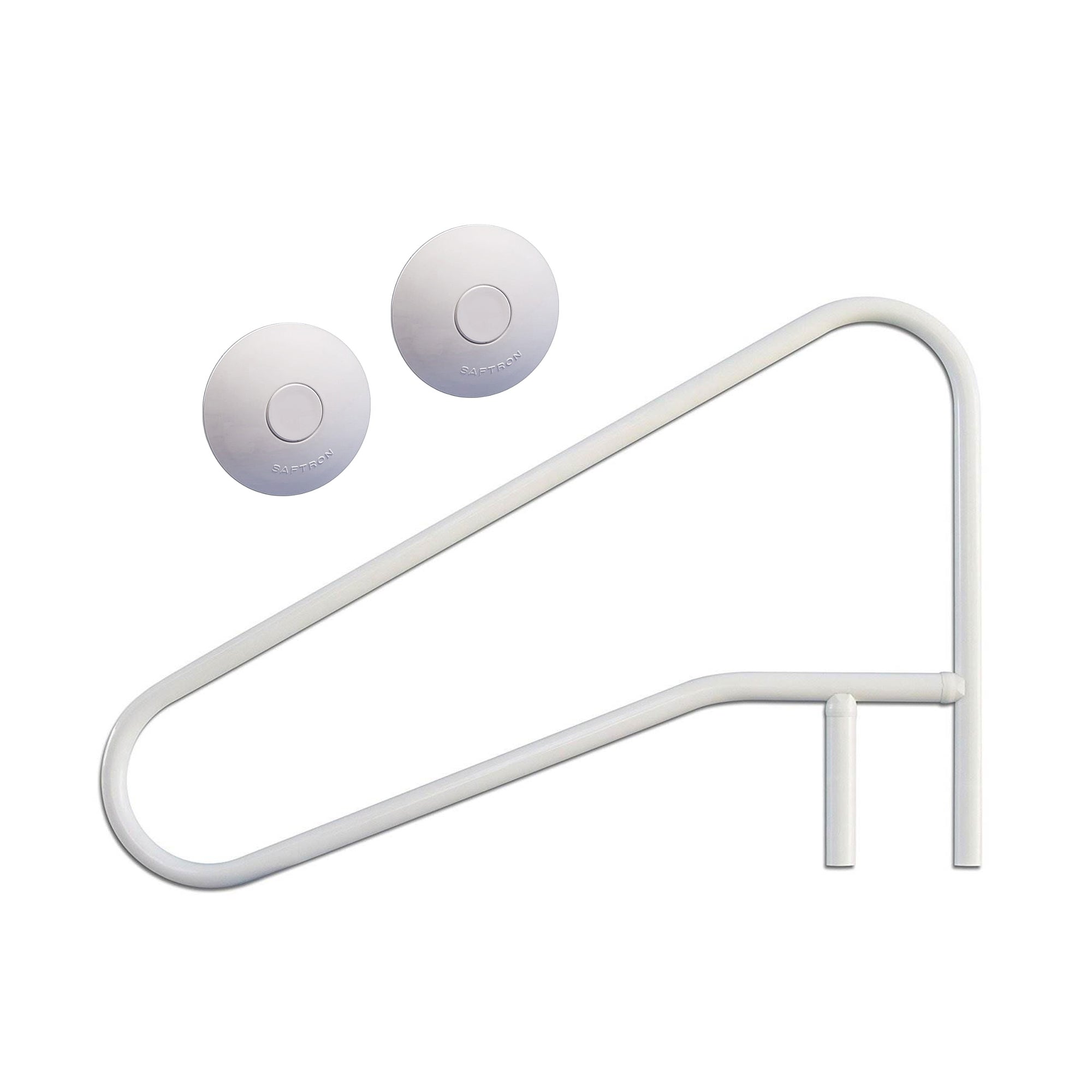 Saftron 3 Bend In Water Handrail & Ladder and Rail Anchor Socket Cover, 2 Pack - VMInnovations